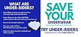 SKIDDIES UNDER RIDERS - Adult Size 30 Pack