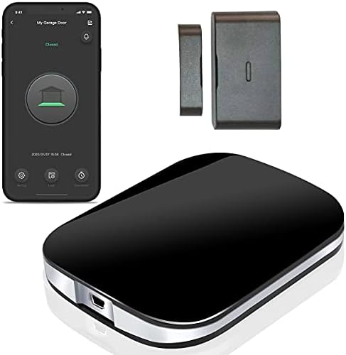 Smart Wi-Fi Garage Door Opener Remote,APP Control, Compatible with Alexa, Google Assistant, Siri, No Hub Required