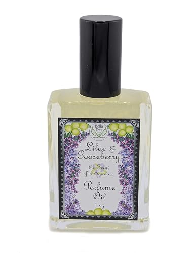 BELLA DES NATURAL BEAUTY Lilac and Gooseberry Perfume Oil | Extra Large 1 ounce Roll On Bottle | Phthalate Free Fragrance | Yennefers Perfume Scent of a Sorceress