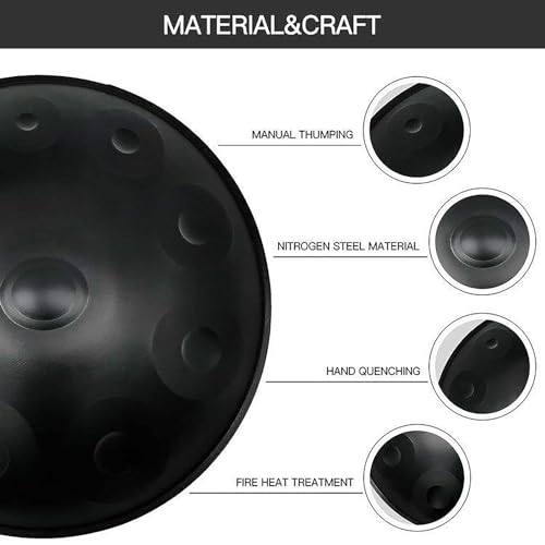 Instrumento Handpan Azul 22 Pulgadas 12 Notas miniatura 3
