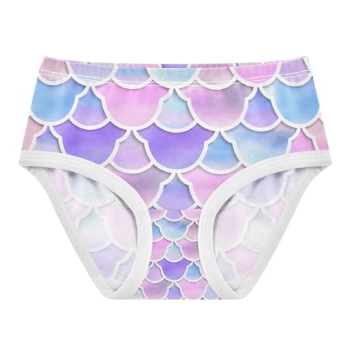 Lavender Pink Mermaid Scales Toddler Girls's Underwear 2T 202c1905