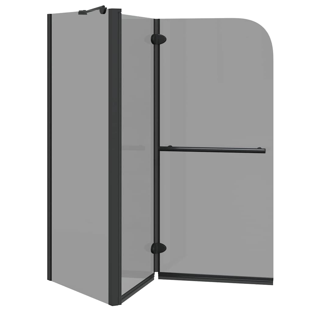 Box doccia 120 x 67 x 129 cm pieghevole in vetro ESG e alluminio box doccia girevole per il bagno