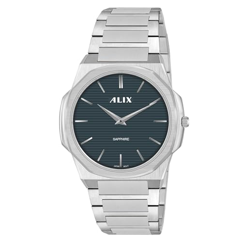 Image of ALIX AL2913 Men's Waterproof Multifunctional Stainless Steel Strap Quartz Analog Watch