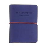 JIAHG Business Credit Card Holder Case Wallet Purse - Men & Women PU Leather Practical Carry-on Bag - 30 Card Slots with Index for Easy Search