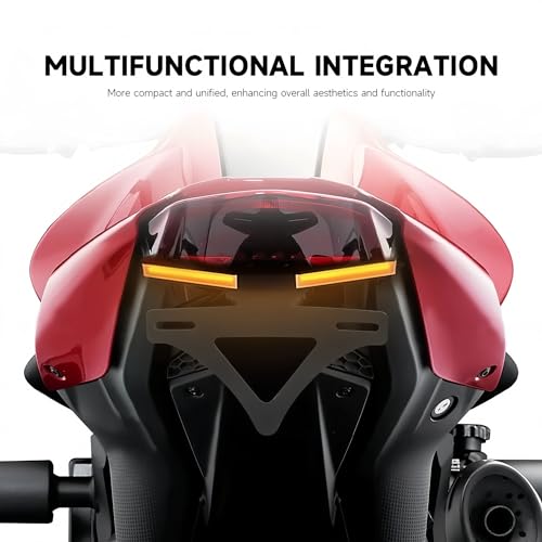 Support plaque immatriculation moto alu pour Ducati Monster 950 - 5