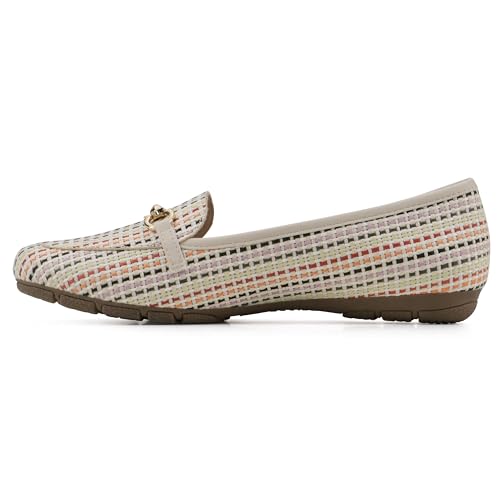 Image of CLIFFS BY WHITE MOUNTAIN Women's Glowing Cushioned Loafer Flat