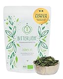 BitterLiebe® Teemanufaktur Grüner Tee Sencha Bio - Grüntee lose im wiederverschließbaren Beutel - Tee mit Bitterstoffen, 100% Grüner Tee bio