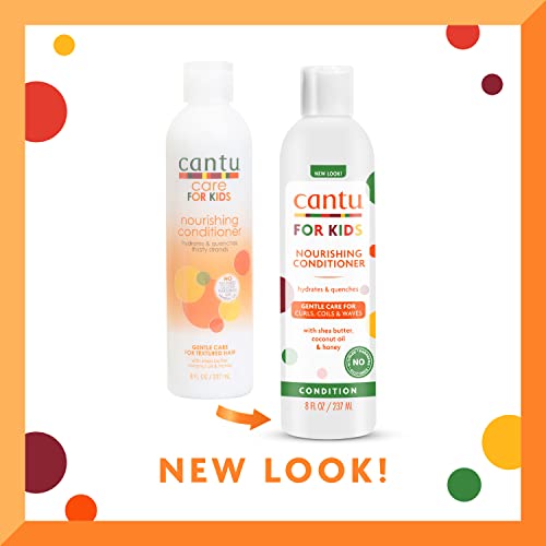 Cantu Care For Kids Nourishing Sulfate-Free Conditioner With Shea Butter, 8 Fl Oz (Pack Of 3) (Packaging May Vary) #TOP1