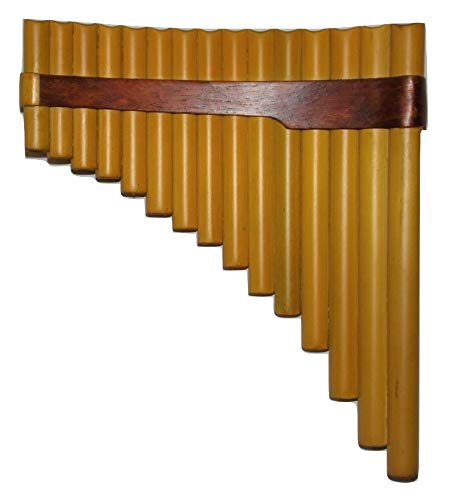 Premium Student Pan Flute Set: Bamboo Pan Flute + Tuning Stick + Case & Cleaning Rod #TOP7