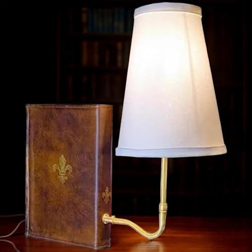 Lámpara De Libro Vintage, Luz Nocturna De Estantería, Decoración De Lámpara De Estantería De Libros, Lámpara De Mesa Decorativa Única, Lámparas De Estantería Con Pantalla De Lino, Para Sala De Estar