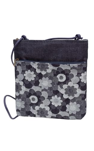 Creareki Made in Japan Shoulder Bag for Women Crossbody Lightweight Okayama Denim Margaret Mother Birthday Gift DJ-111mus