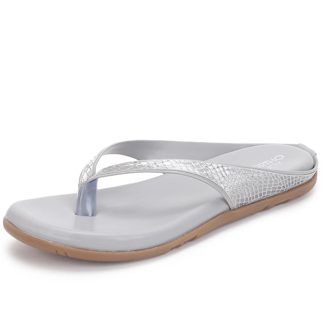 Fancy doctor slippers || Comfortable Flat sandals for women stylish-image-3