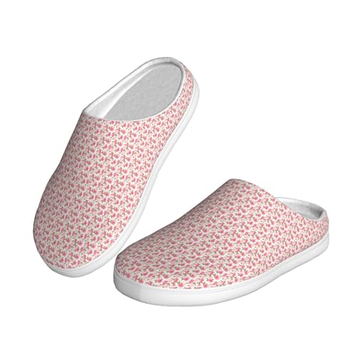 Pantoufles avec semelle TPR rose pour intérieur extérieur