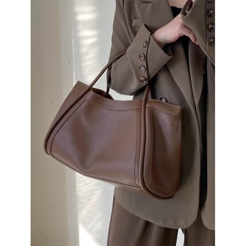 Pure leather women's casual large capacity handbag, multifunctional New York bag3