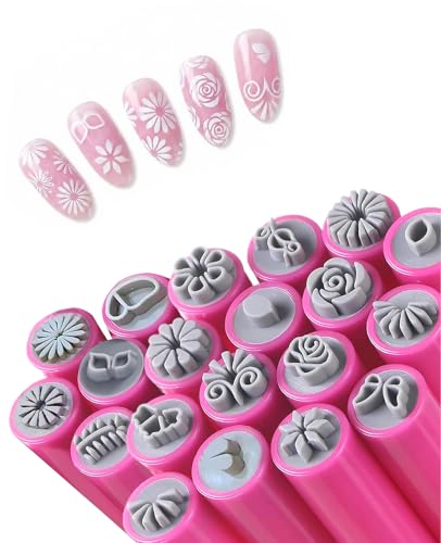 DAWZMR 20 PCS Nail Art Stamp Pen Diy Sellos Artesanales Para Uas for Women