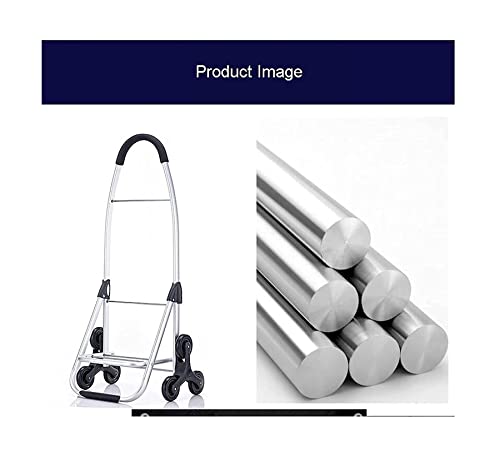 QUANLI Klappbarer Einkaufstrolley, große Kapazität, zusammenklappbarer Einkaufswagen mit Aluminium-Legierung Rahmen und… – Bild 6