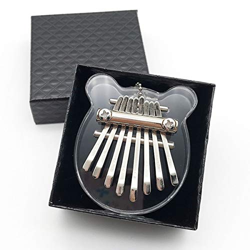 Mini kalimba portable à 8 touches pour enfants, adultes, débutants et amateurs de musique - Les Beatles, Paul McCartney, John Lennon, RIngo Starr, George Harrison Mini kalimba portable à 8 touches pour enfants, adultes, débutants et amateurs de musique
