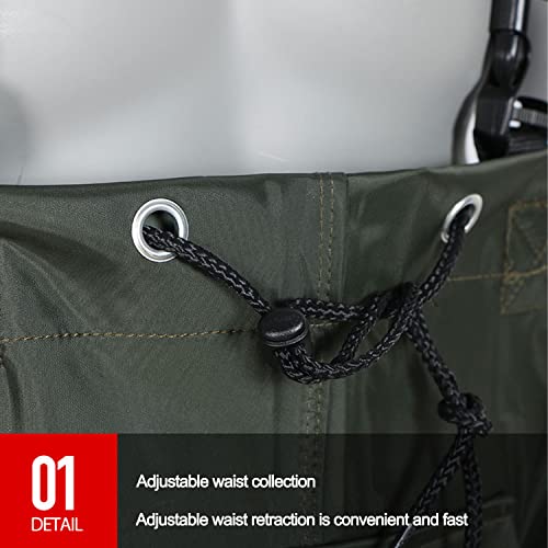 YuanDiann Waterdichte borststeltlopers met laarzen PVC verdikte versterkte visstotlopers voor waden, vliegvissen, jagen, veetwerk - Image 4