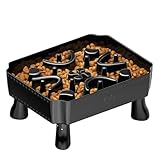 Slow Feeders Cats Bowl Outdoor Portable Pet Feeding Cats Food for Small Media Dogs Healths Eating Interactively Pet Feeders