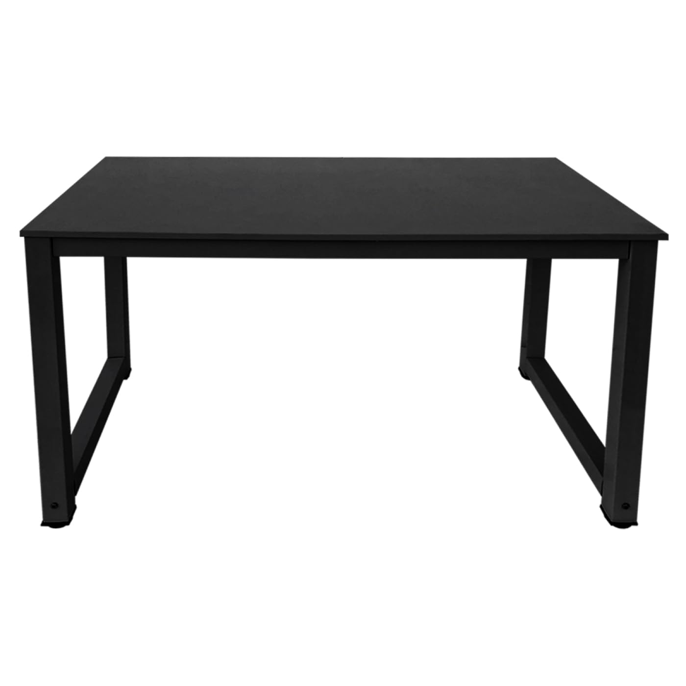 VDD Table d'ordinateur de Bureau - Table de Cuisine - Bois métal - 120 cm x 60 cm - Noir