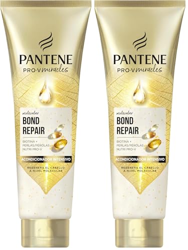 Pantene Molecular Bond Repair Acondicionador Intensivo Tratamiento Capilar con Biotina 150ml Fórmula Pro-V para Pelo Dañado y muy Seco. Deja el Pelo más Sano, fuerte y Regenerado (Paquete de 2)