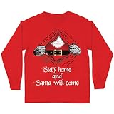 lepni.me T-Shirt Enfant Séjour Accueil Père Noël La Clause Arrivera en 2021 Quarantaine Vêtements de Noël (5-6 Ans Rouge Multicolore)