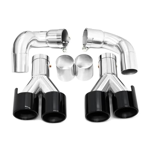 Embout d'échappement de voiture pour BMW G60 G61 520i 530i Quad buse noir