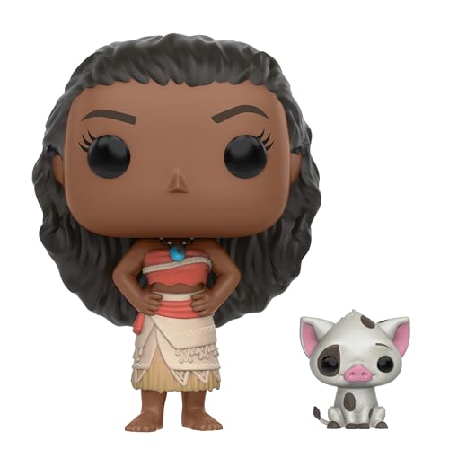Funko POP Disney: Moana - Moana & Pua Action Figure, Brown, Standard