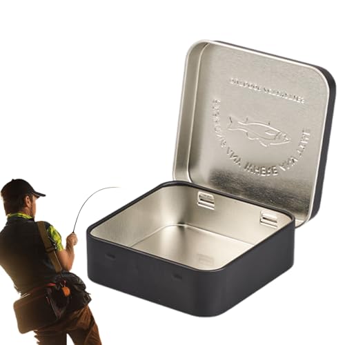 de almacenamiento de señuelos de hierro, de portátil, de señuelos con asa de transporte compacta y construcción a prueba de golpes, ideal para herramientas de herramientas de agua