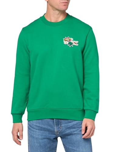 Lacoste Men's Badge Organic Cotton Sweatshirt