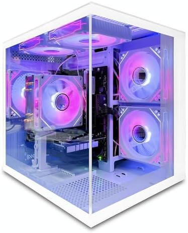 Alt Text for image 1: suevery Desktop Computer with RGB lighting