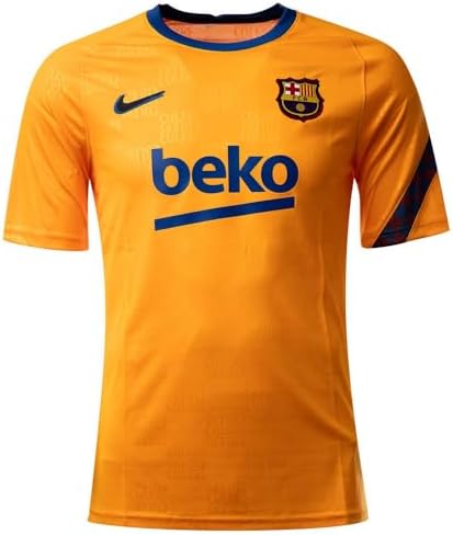 Camiseta pré-jogo Barcelona 2021-2022 (laranja)
