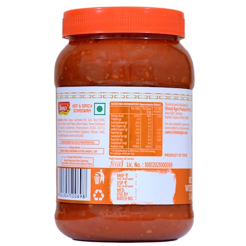 SWAD Hot & Spicy Schezwan 1kg | Dip | Spread | Chutney | Marinate