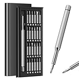 25 in 1 Mini Precision Screwdriver Set, Dlnope Professional Magnetic Tiny Repair Tool Kit for Phone, Macbook, Computer, Watch, Laptop, Ring Doorbell, Eyeglass, Electronic, Screw Driver [Bearing Steel]