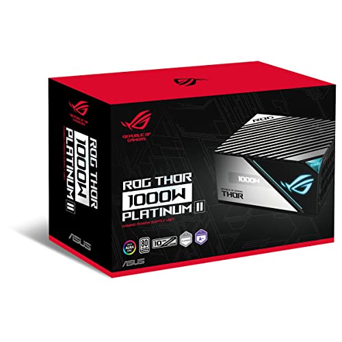 ROG Thor 1000P2 Gaming, 1000W Platinum II Power Supply/Aura SYNC/OLED - 1.000 Wat - Alimentatore - Immagine 17