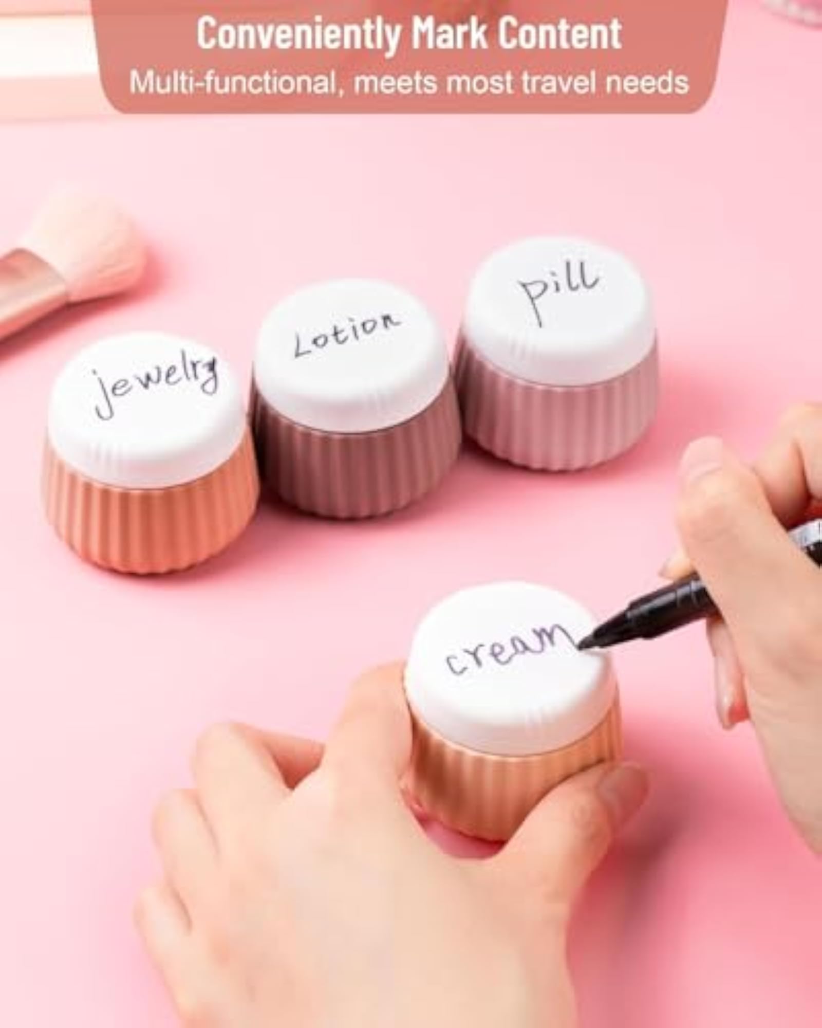 Silicone Travel Bottles Set, Portable Travel Size Containers