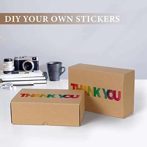 Image of RLAVBL 9x6x3 Inches Shipping Boxes Set of 25, Brown Small Corrugated Cardboard Box, Mailer Boxes for Packing Small Business