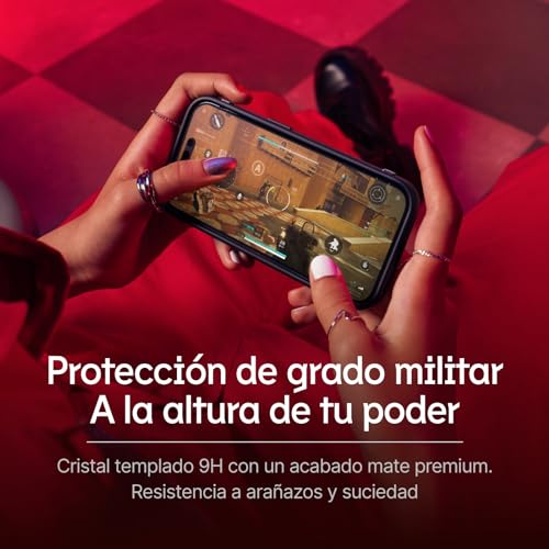 Kit de juego RhinoBuff para iPhone 16: funda con mandos y protector mate 5