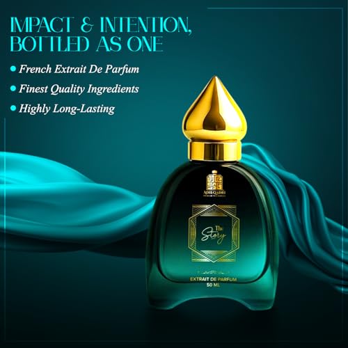 The Story Perfume for Men & Women | French Extrait De Parfum | Pear, Vanilla, Cinnamon & Amber Notes | Long-Lasting Fragrance | Ideal Gift for Him & Her | 50ML
