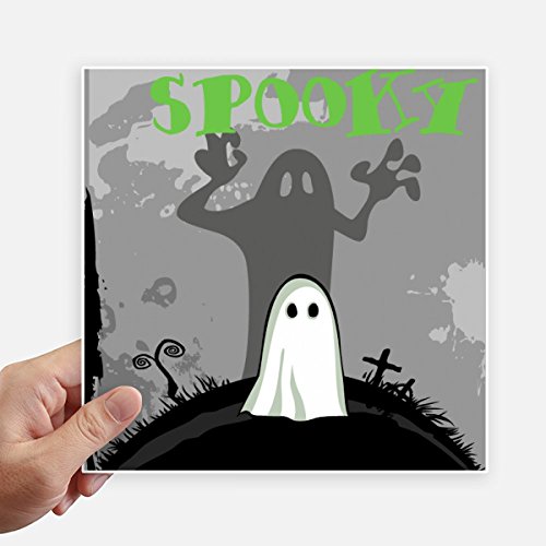 Calcomanía de Halloween para pared y maleta elimina la monotonía con vinilos DIYthinker 4 uds 2