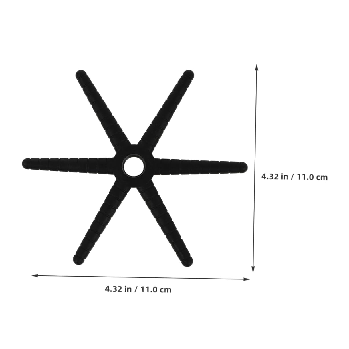 DOITOOL 3 Pz Testa del fiocco di neve della rondella della tazza fiasco tappo del lavandino spray automatico lavabicchieri testa della rondella della tazza lavatazzine per bar Black