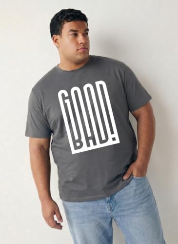 Image of Men Plus Size Printed Cotton Tee Regular Fit Round Neck Half Sleeve T-Shirt