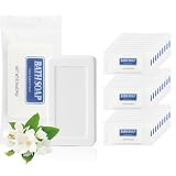 200 Stück Hotelseifen Jasmin Set, 14g Klein Reiseseifen einzeln verpackt