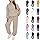 Tracksuit Womens Full Set Petite Tracksuit Womens Full Set Outfit Solid Color Co Ord Sets Drawstring Long Sleeve Hoodies with Pockets and Elastic Waist Wide Plus Size