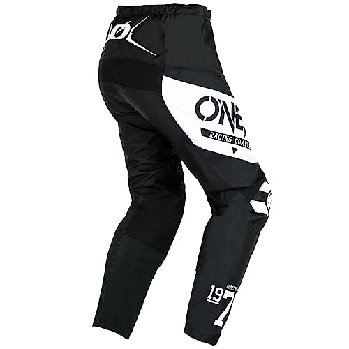 MX Outfit O'Neal Element Warhawk White Men (W32/Medium) Protective Pants Jersey riding bundle motocross dirt bike combo set