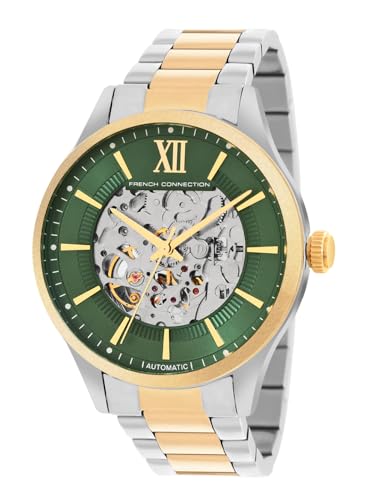 Image of French Connection Automatic Green Dial Men's Watch-FCA10TM