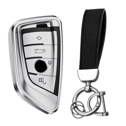 Coque de protection en aluminium pour clé BMW X3 X6 X7 G20 F15, étui rigide anti-choc clé de voiture
