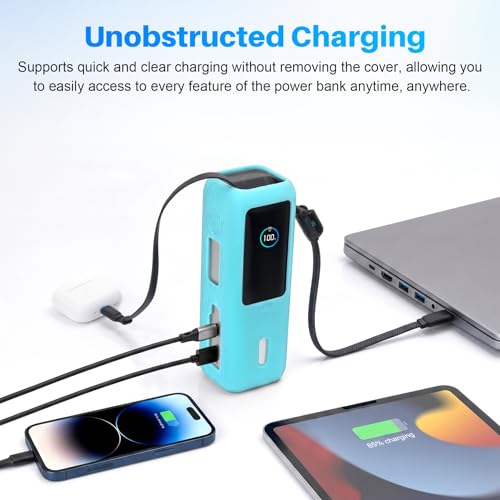 Funda de silicona luminosa para power bank Anker 165W miniatura 7