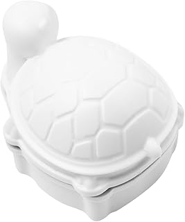 DRESSOOS Cepillo Magnético De Limpieza para Herramienta De Limpieza De Peceras Diseño De Tortuga para Cristales y Color Blanco Mini y Portátil
