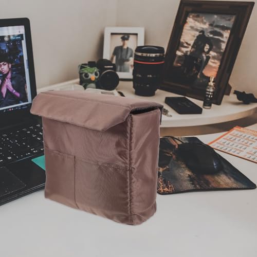 Bolsa acolchada cámara DSLR pequeña que soluciona la falta de espacio 6